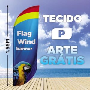 WIND BANNER SÓ TECIDO BEE2